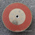 Electroplated triangle saw blade